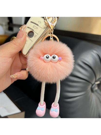 Keypus - Long Legs Little Coal Ball Keychain