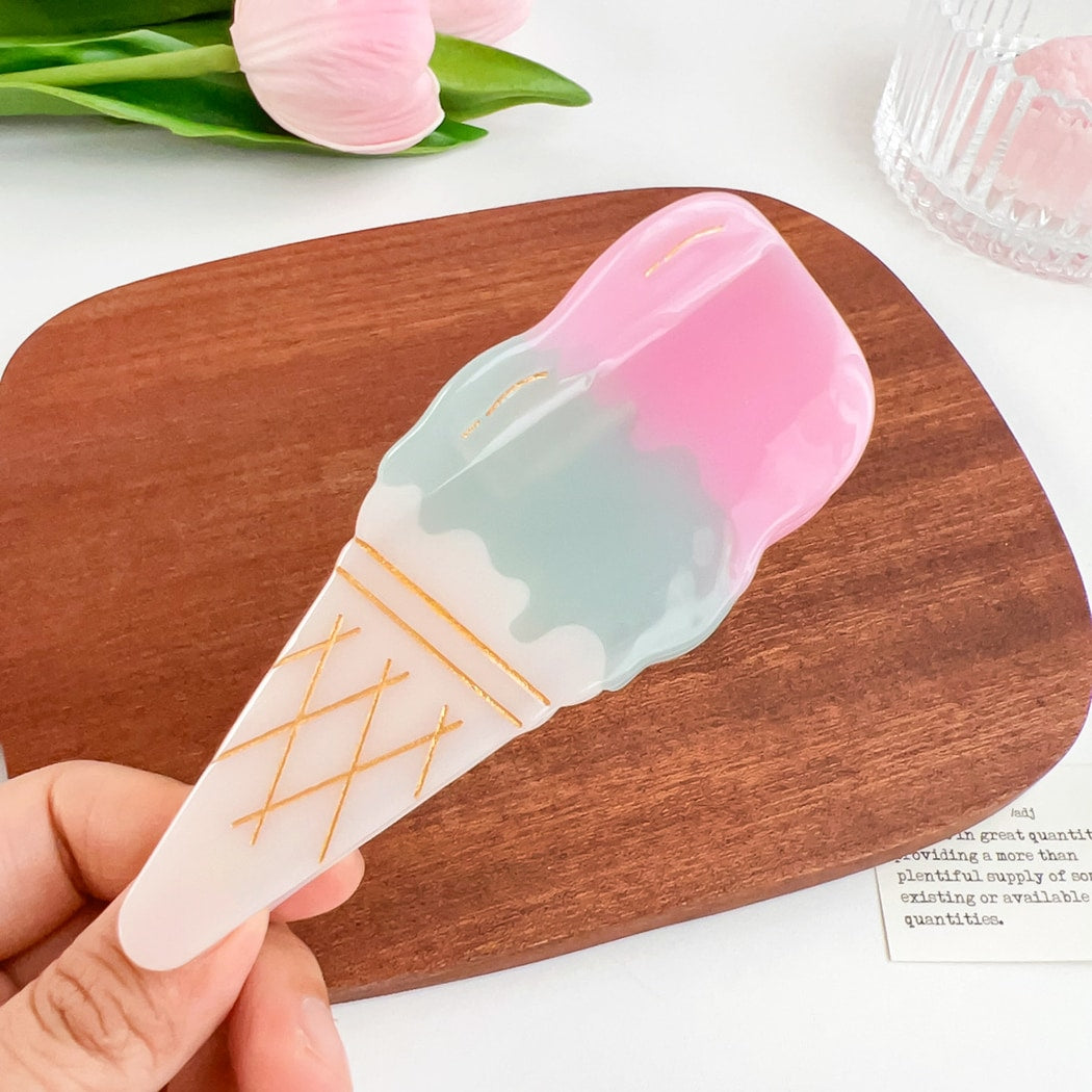 Beau - Sweet Ice Cream Design Claw Clip