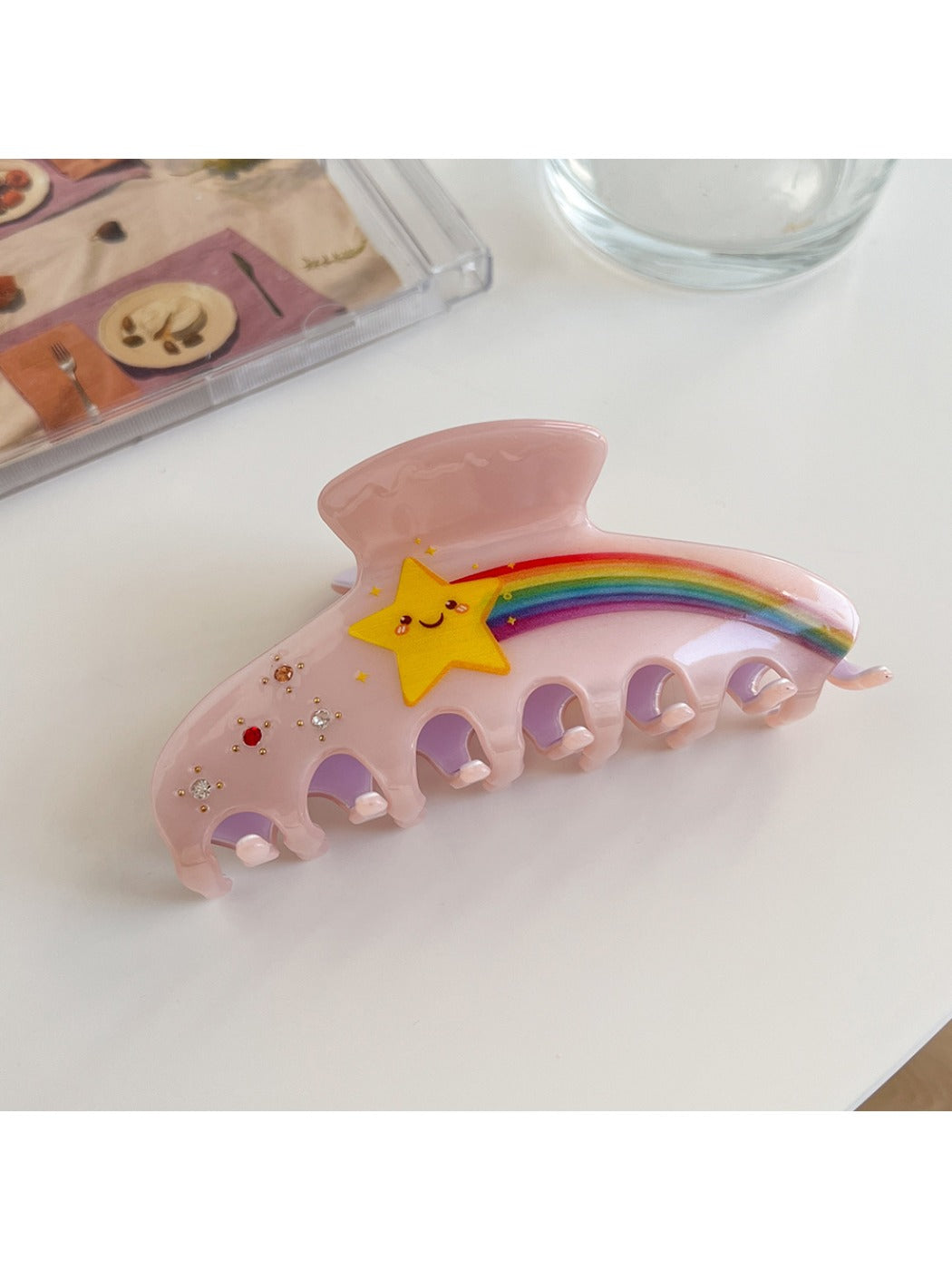 Beau - Rainbow Star Hair Clip