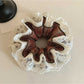 Gifty - Plaid Double Layer Scrunchie