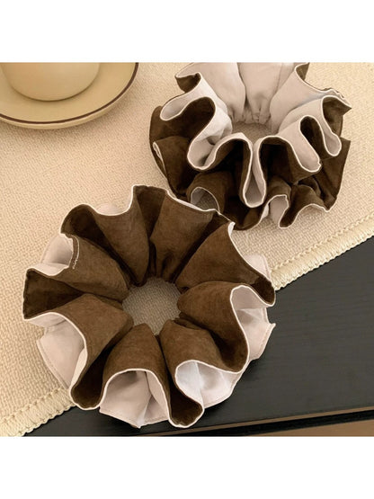 Gifty - Clean Two Tone Contrast Scrunchie