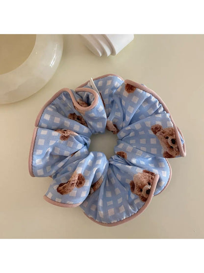 Gifty - Cute Bear Print Scrunchie