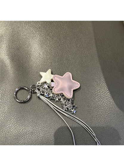 Keypus - Star Pendant Tassel Bag Charm Keychain