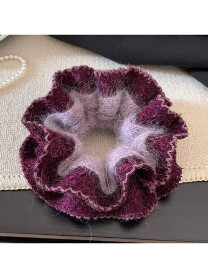 Gifty - Fall Winter Soft Double Layer Scrunchie