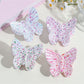Beau - Printed Butterfly Plastic Fashion Hair Claw Clip