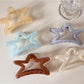 Beau - Openwork Five Pointed Star Claw Clip