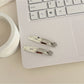 Beau - Alloy Floral Detail Snap Hair Clip