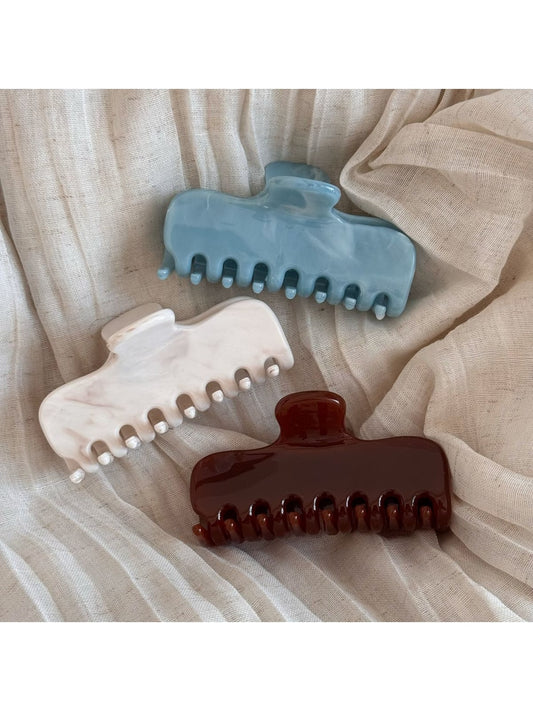 Beau - Geometric Plastic Claw Clip