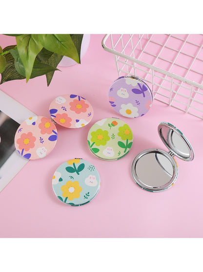 Mirroray - Double Sided Round Sunflower Folding Mirror