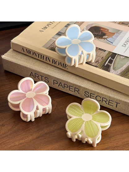 Beau - Colorful Flower Hair Claw Clip