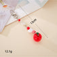 Keypus - Acrylic Beaded Tomato Phone Charm Keychain
