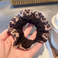 Gifty - Leopard Print Color-Block Scrunchie