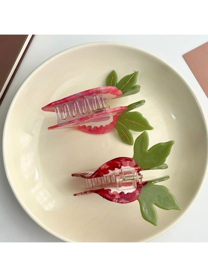 Beau - Strawberry Heart Hair Clip