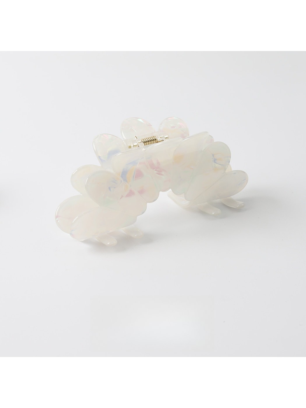 Beau - Flower Shape PVC Painted Finish Claw Clip