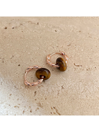 Earedge - Minimalist Hoop Dangle Earrings