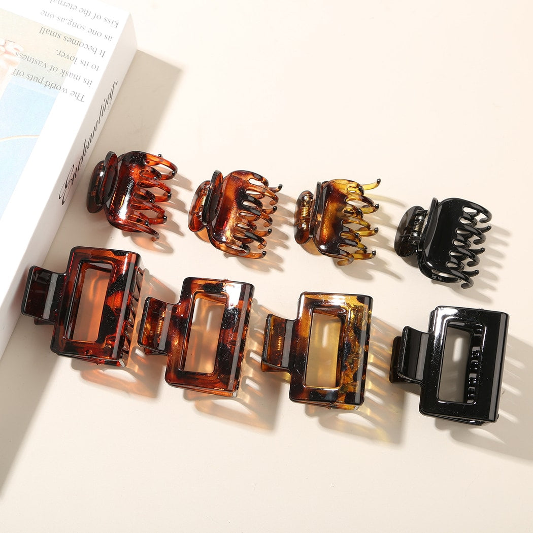 Beau - Matte Finish PS and Alloy Hair Claw Clip