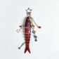 Keypus - Articulated Fish Bag Charm Pendant Keychain