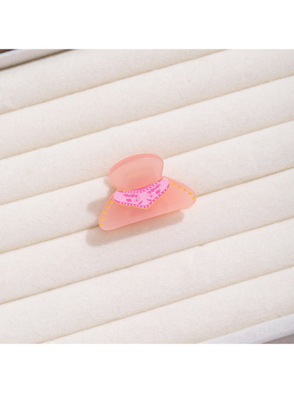 Beau - Pink Mini Triangular Hair Clip