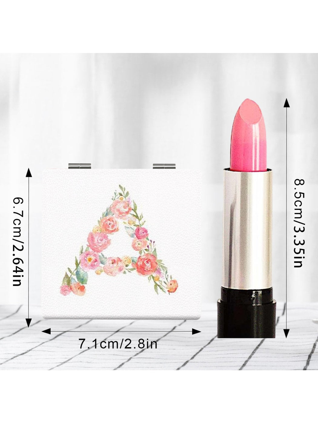 Mirroray - Decorative Letter Design Portable Mirror