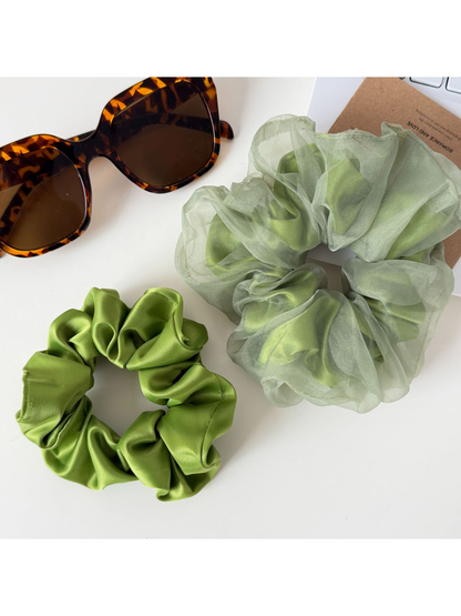 Gifty - Sweet Style Polyester Fabric Hair Scrunchie