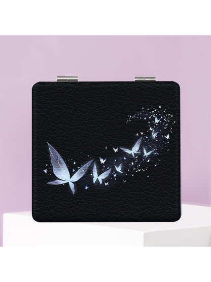 Mirroray - Butterfly Motif Portable Folding Makeup Mirror