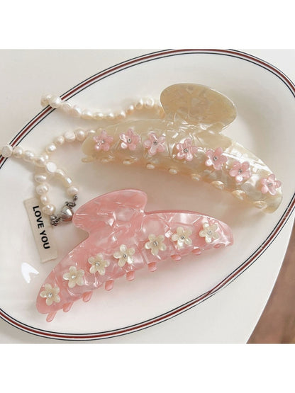 Beau - Cherry Blossom Pattern Updo Hair Clip