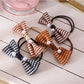 Gifty - Waffle Patterned Bow Hair Tie