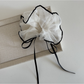 Gifty - Minimal Bow Ribbon Oversized Scrunchie