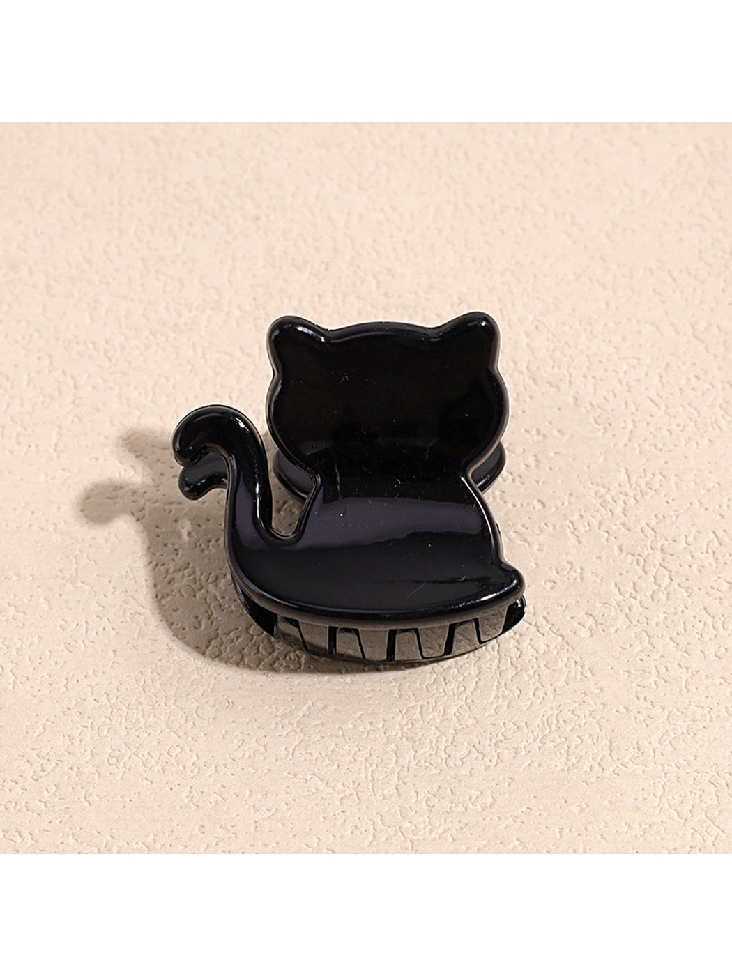 Beau - Glossy Cat Shape Acrylic Alloy Claw Clip