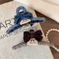 Beau - Velvet Bow Claw Clip