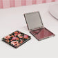 Mirroray - Delicate Rose Pattern Compact Mirror
