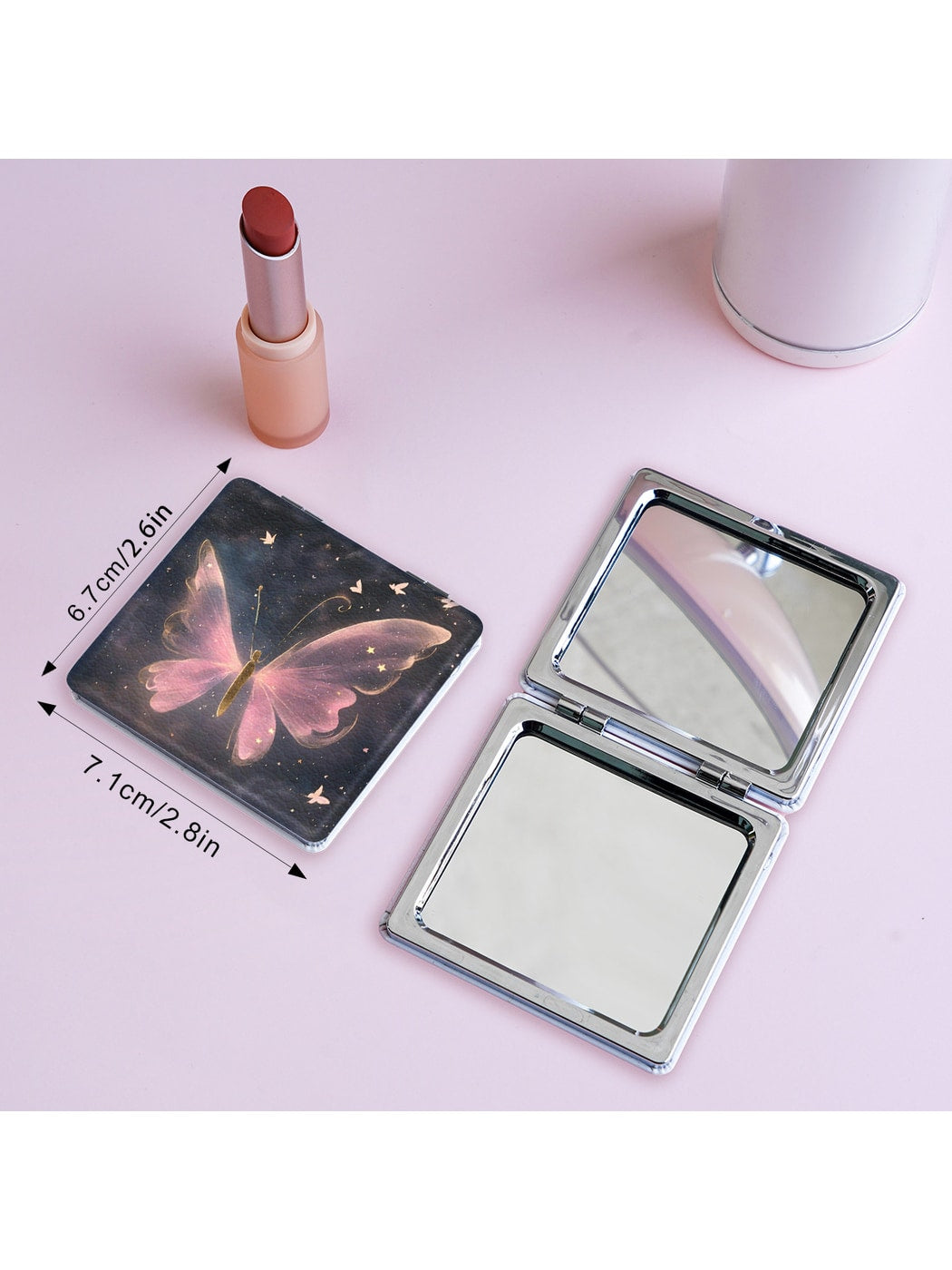 Mirroray - Portable Butterfly Design Compact Mirror