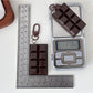 Keypus - Cute Chocolate Style Alloy Bag Charm Keychain