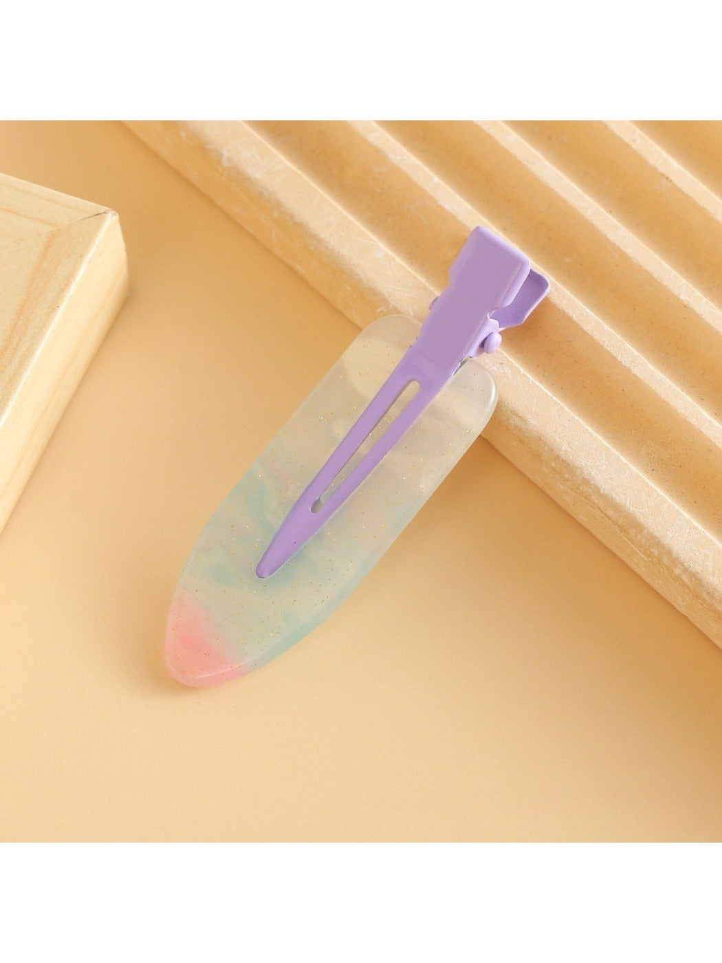 Beau - Macaron Color Straight Hair Clip