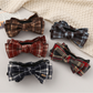 Beau - Vintage Bow Plaid Large Claw Clip
