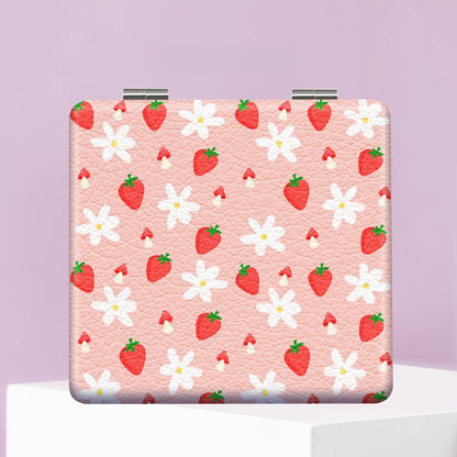 Mirroray - Compact Fruit Print Touch Up Makeup Mirror