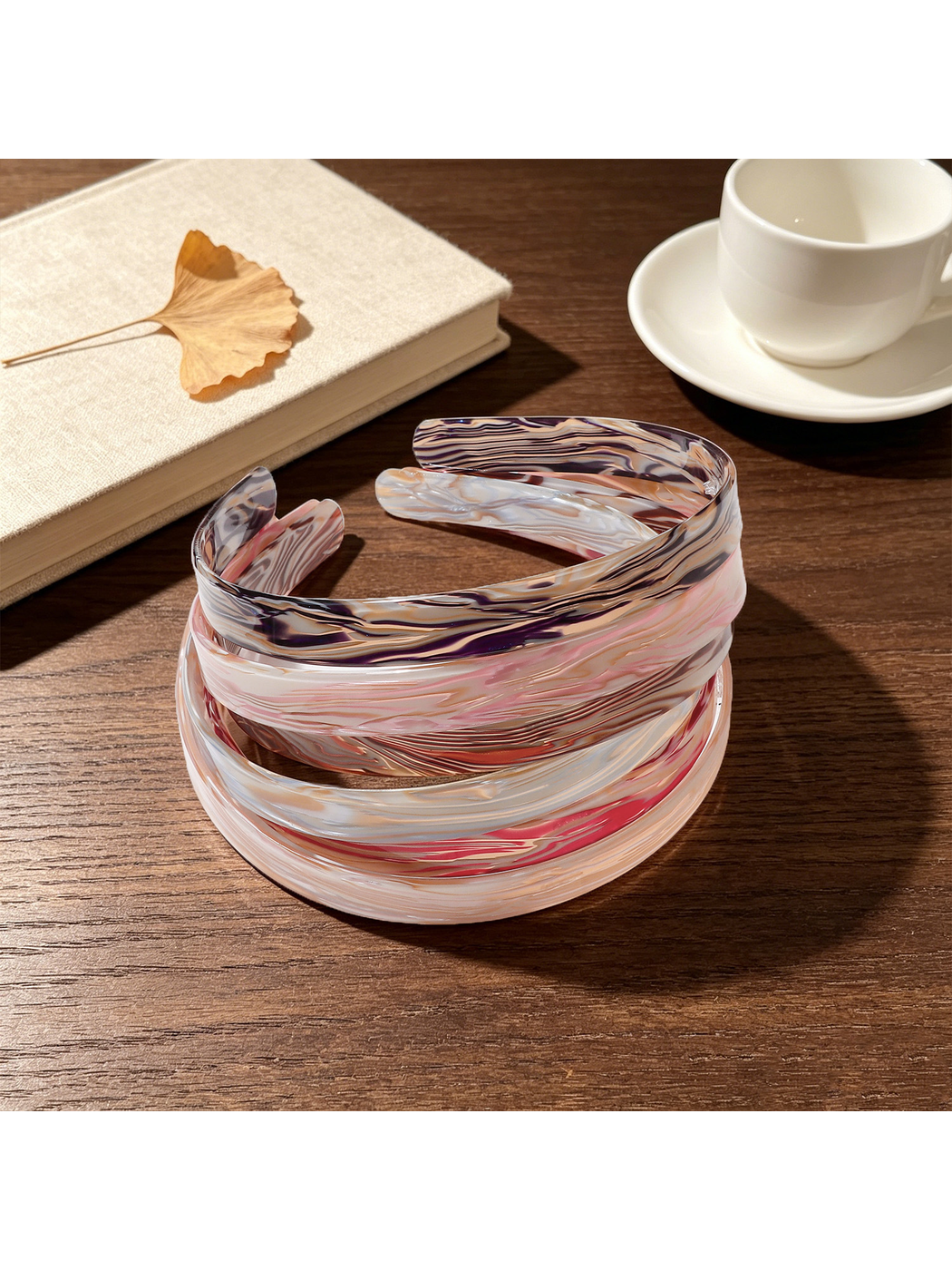 Gifty - Vintage Marbled Texture Wide Headband