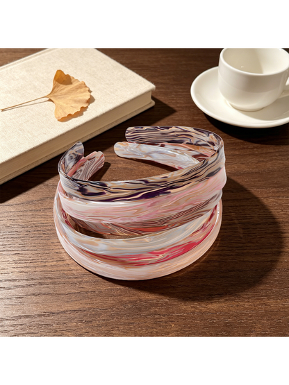 Gifty - Vintage Marbled Texture Wide Headband
