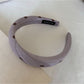 Gifty - Geometric Polka Dot Satin Finish Padded Headband