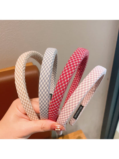 Gifty - Plaid Padded Fabric Fashion Headband