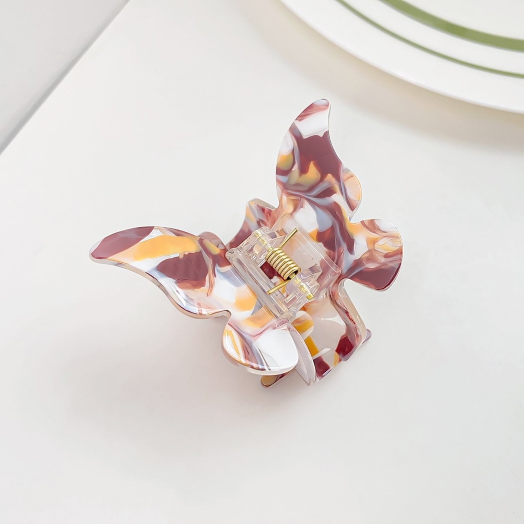 Beau - Sweet Style Butterfly Acrylic Hair Claw Clip