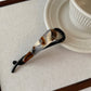 Beau - Acetate Geometric Marble Twist Hair Clip