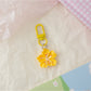 Keypus - Macaron Colored Cherry Blossom Keychain