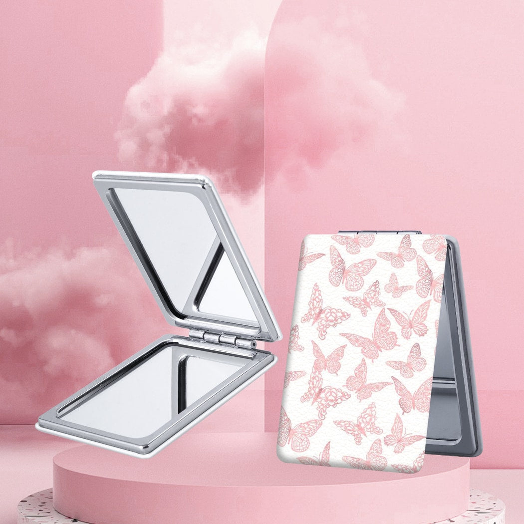 Mirroray - Strawberry Print Foldable Compact Mirror