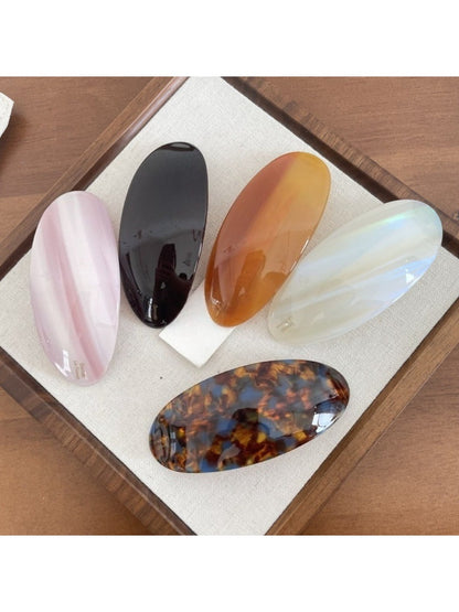 Beau - Minimally Elliptical Acetate Hair Clip