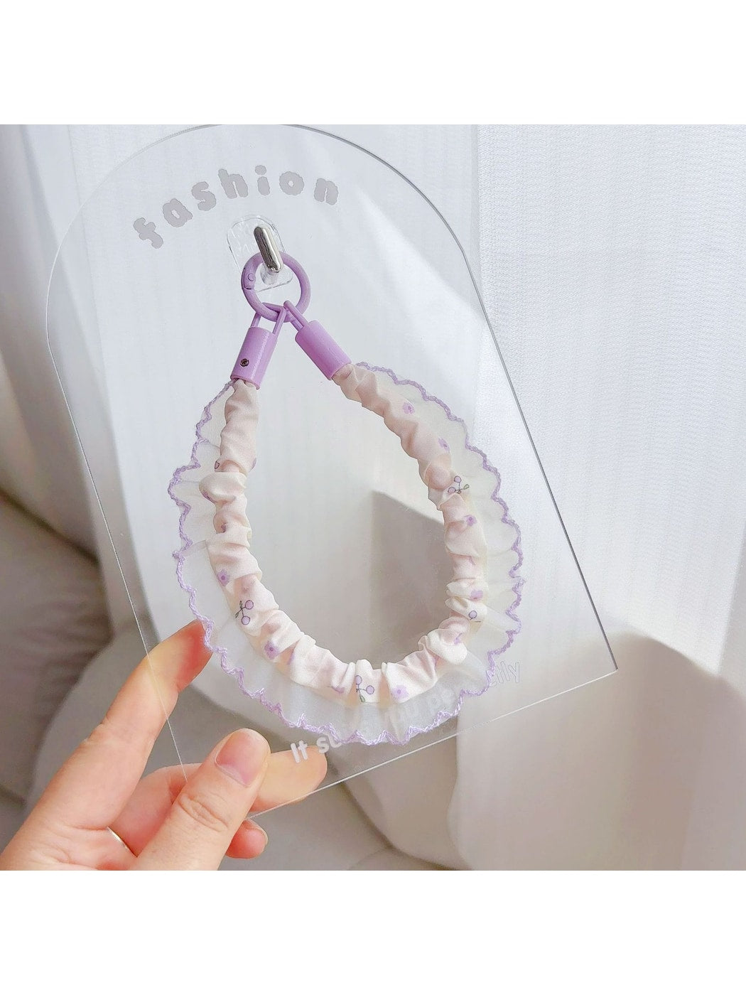 Keypus - Ruched Strap Fashion Keychain