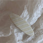 Beau - Plaid Fabric Covered Oval Alloy Hair Clip