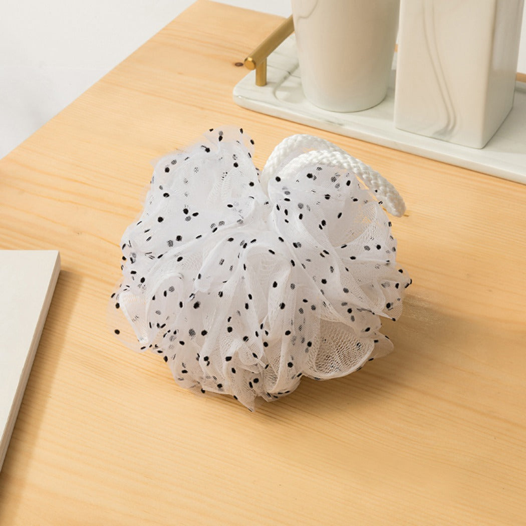 PAPO – Monochrome Dotted Bath Pouf