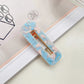 Beau - Glossy Teardrop Shaped Openwork Hair Clip