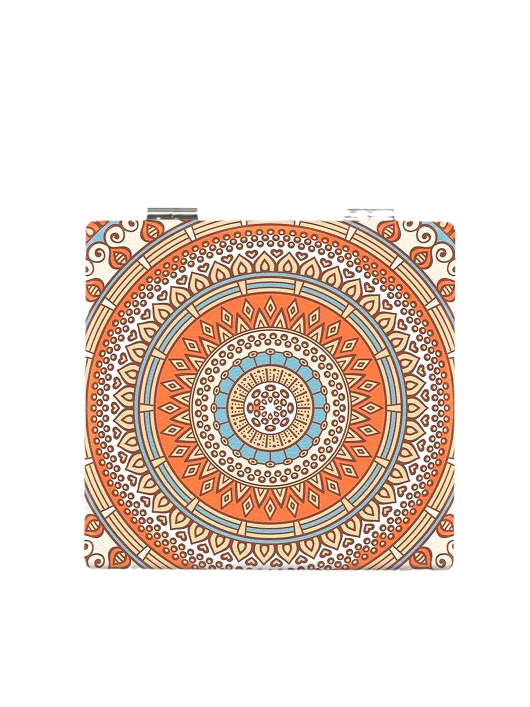 Mirroray - Totem Pattern Portable Folding Makeup Mirror